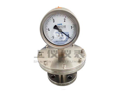 YPF法兰式膜片压力表